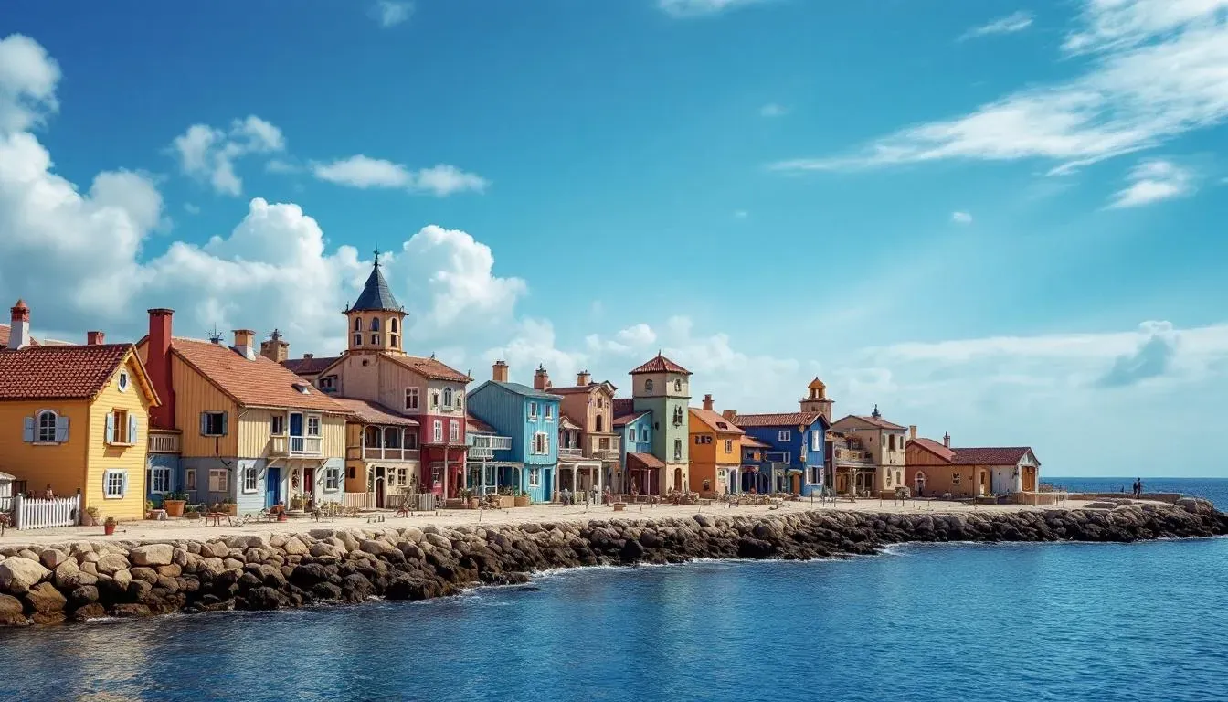 Popeye Village film set - filming location in Malta